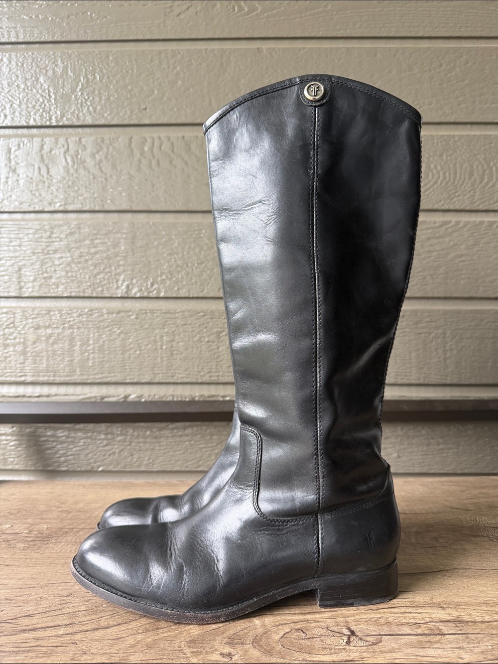 FRYE Women’s boots Black size 8.5 B - Picture 4 of 11